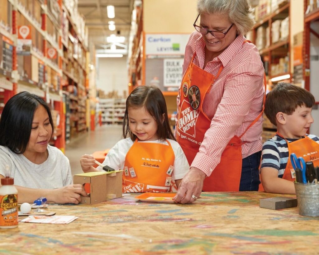 home depot kids workshop