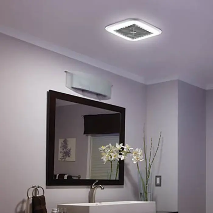 nutone bathroom fan with light